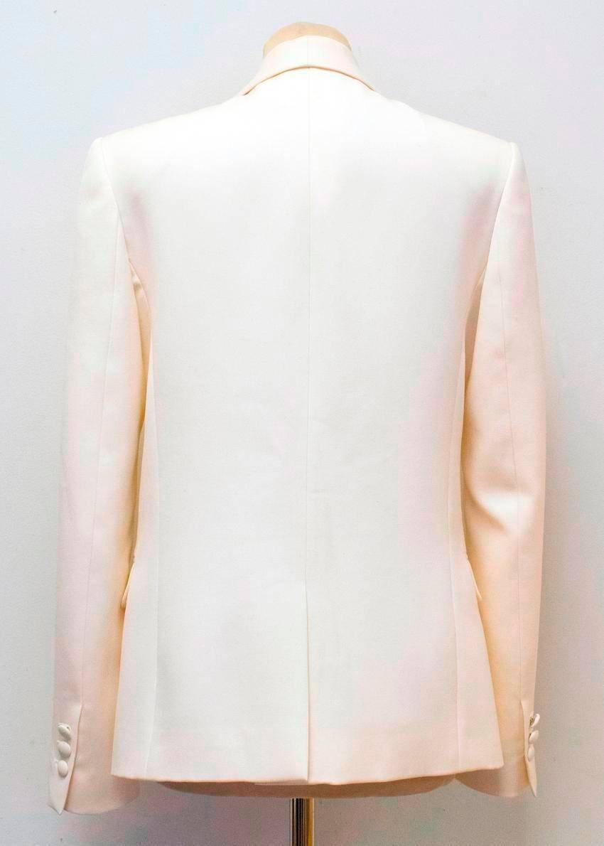 Balmain Cream Blazer For Sale 2