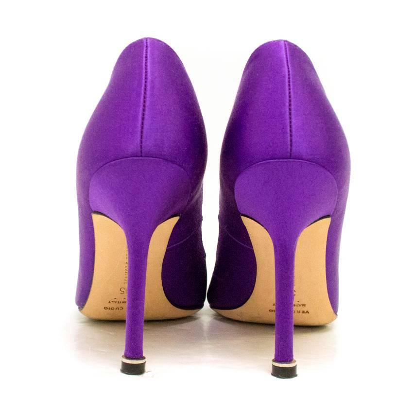 purple manolo blahnik