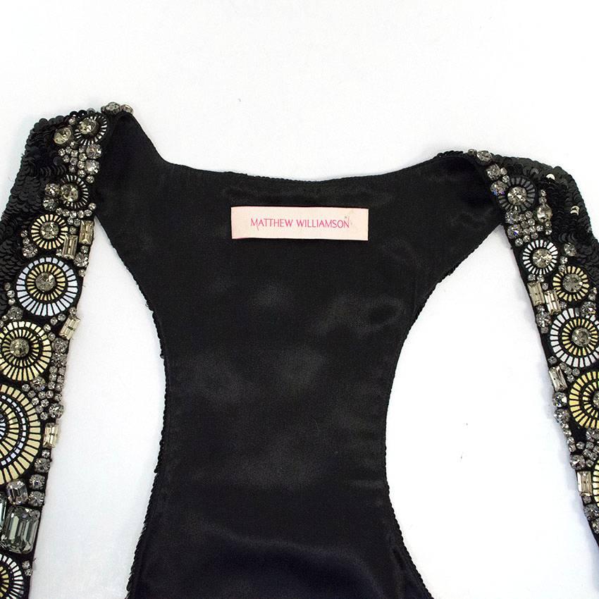 This item belongs to Caroline Stanbury of Ladies of London.

Matthew Williamson Black Silk Sequin Vest 

This item is in great condition. 

US Size: 4

Mannequin size: US 4-6 UK 8-10

Condition: 9.5/10

Approximate Measurements: 
Bust