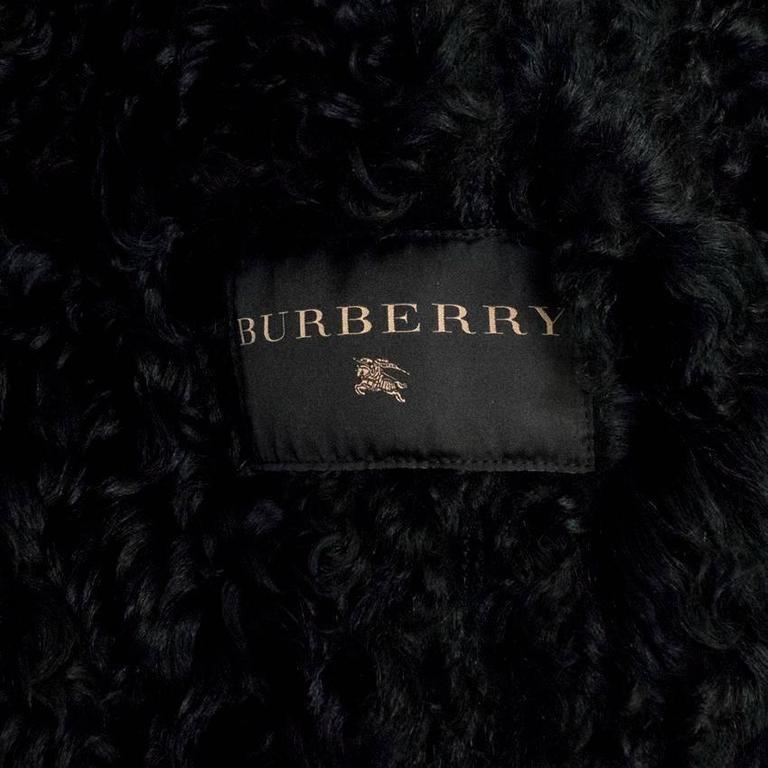 Burberry Mens Black Shearling and Suede Coat For Sale at 1stDibs | burberry  shearling jacket, burberry mens shearling jacket, burberry shearling trench  coat