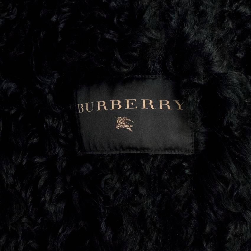 burberry mens shearling jacket