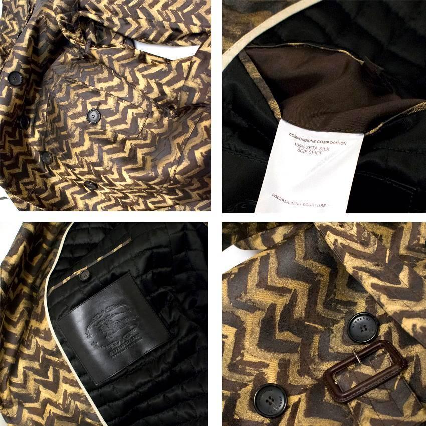 Burberry Men's Patterned Jacket & Trouser Set For Sale 6