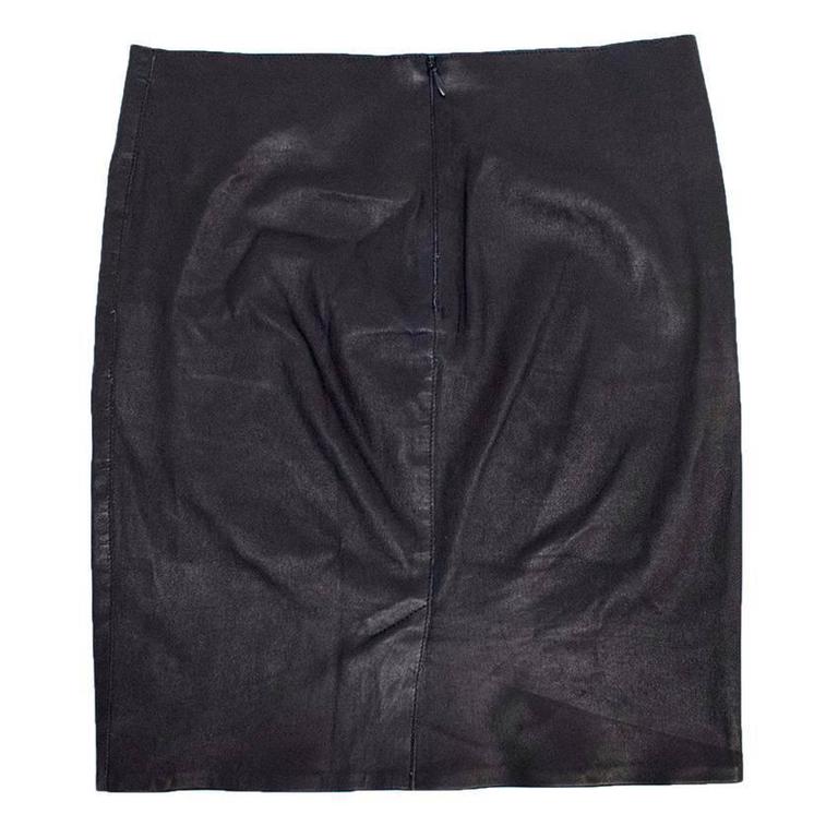 Jitrois Purple Mini Leather Skirt For Sale at 1stDibs | jitrois leather ...