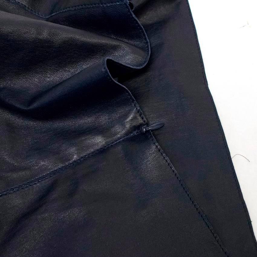 jitrois leather skirt