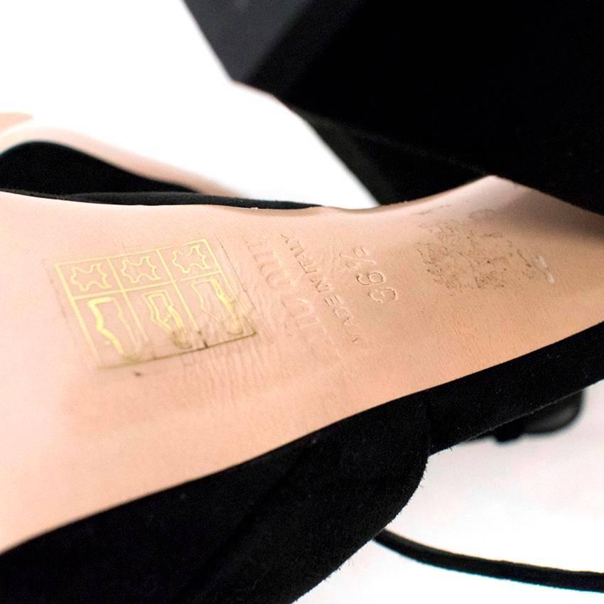 Miu Miu Black Block Heel Sandals In Good Condition For Sale In London, GB