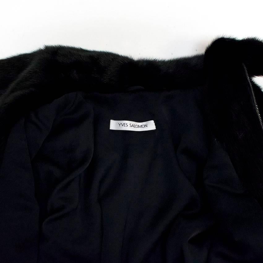 Yves Salomon Mink Fur Jacket For Sale 1