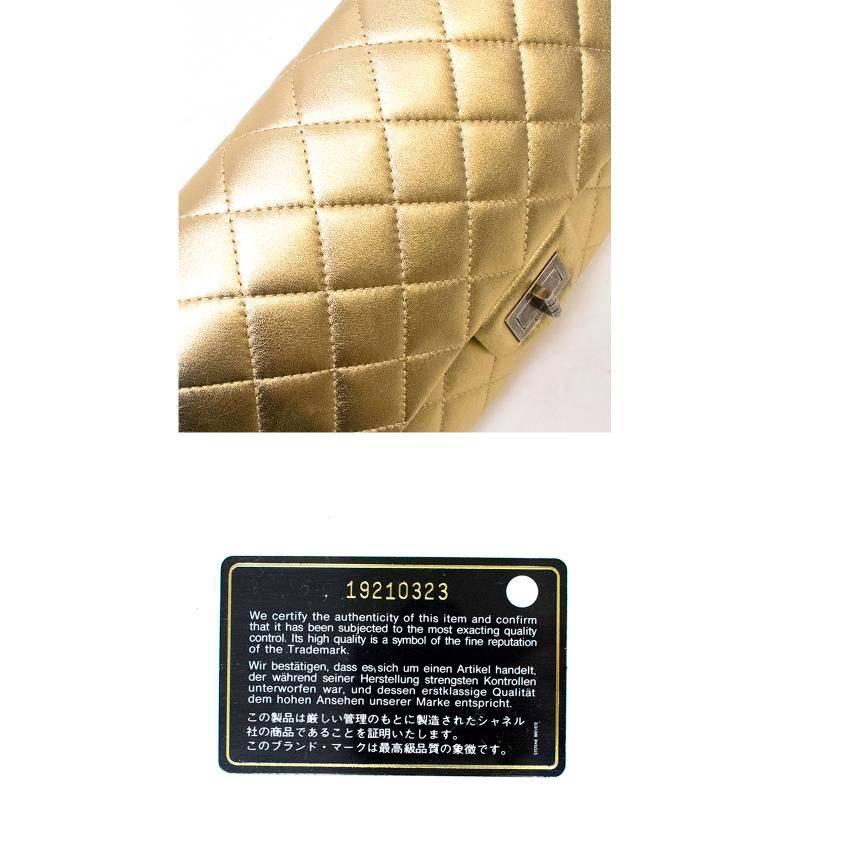 Chanel Gold Flap Bag For Sale 1