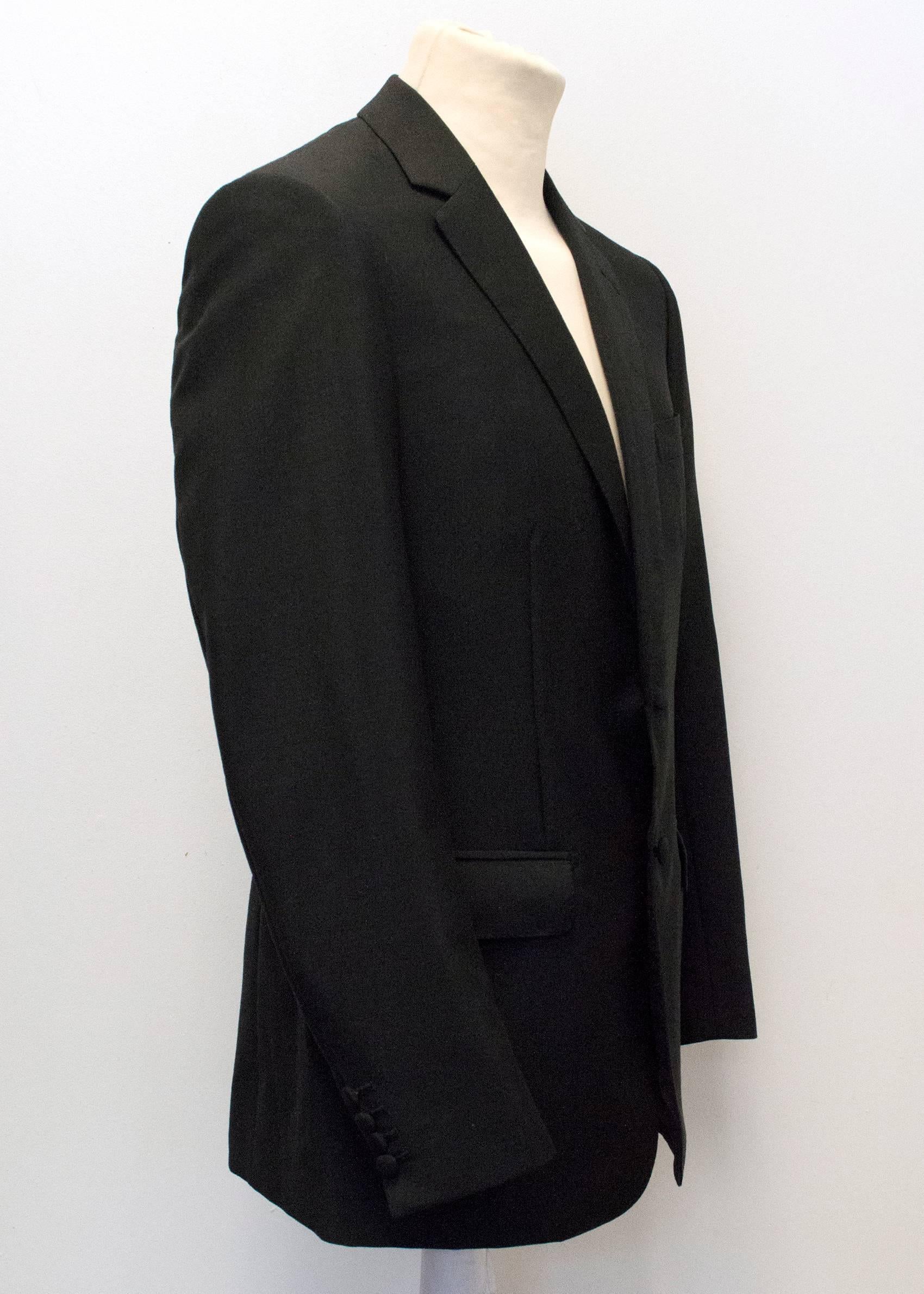 Kilgour Black Wool Trouser Suit For Sale 4