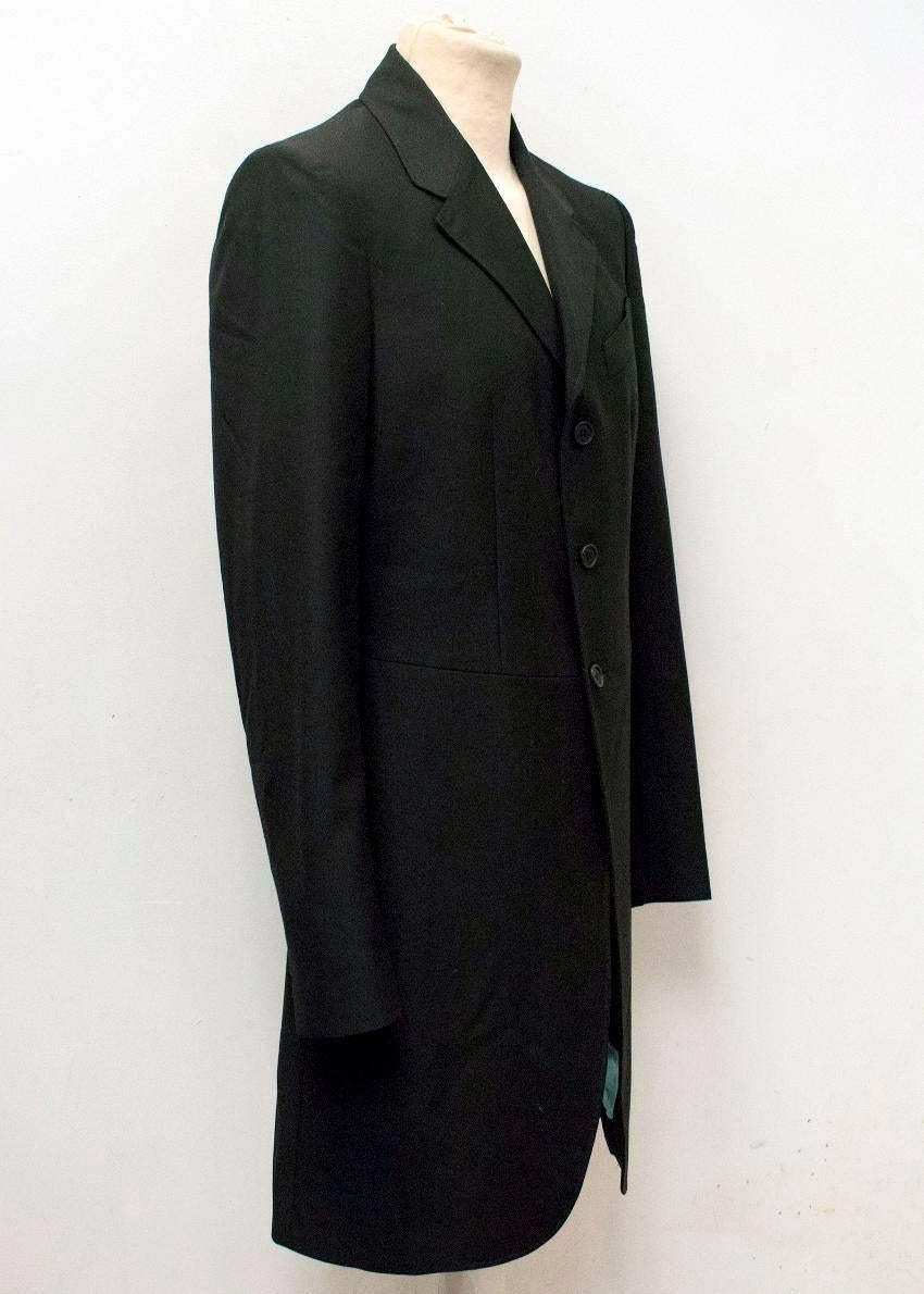 Alexander McQueen Two Piece Black Wool Suit For Sale 1