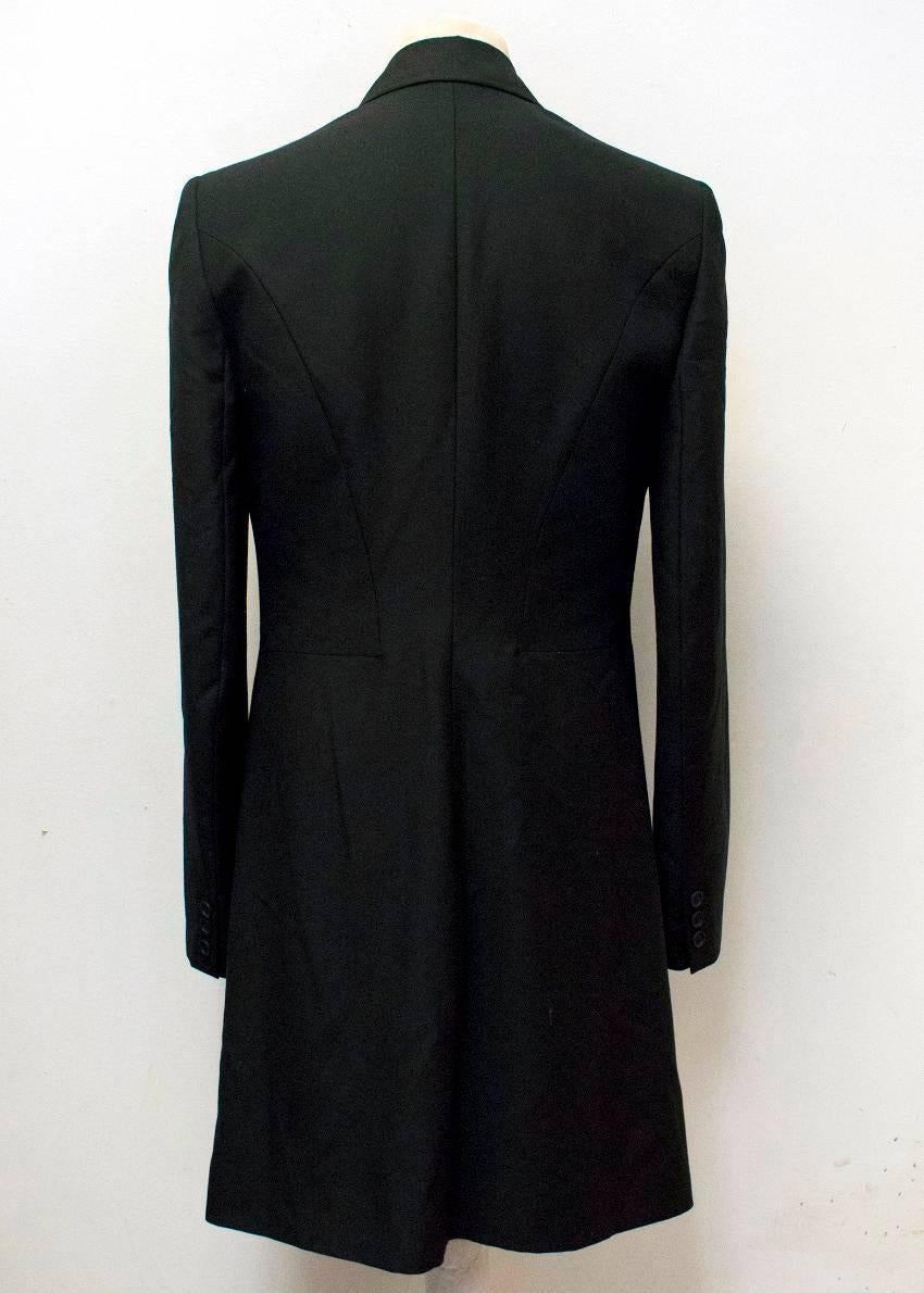 Alexander McQueen Two Piece Black Wool Suit For Sale 4