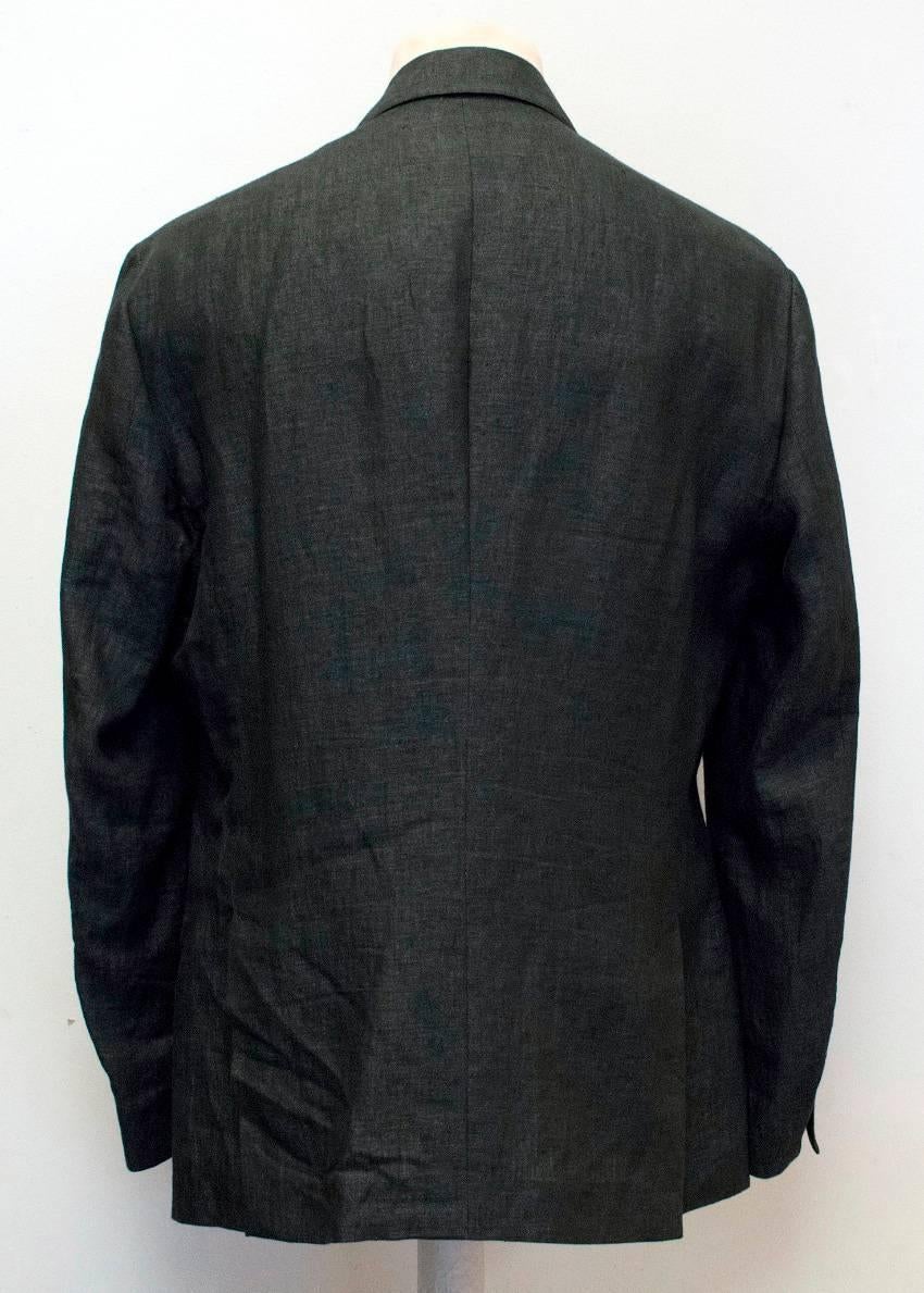 Dolce & Gabbana Grey Linen Jacket	 For Sale 5