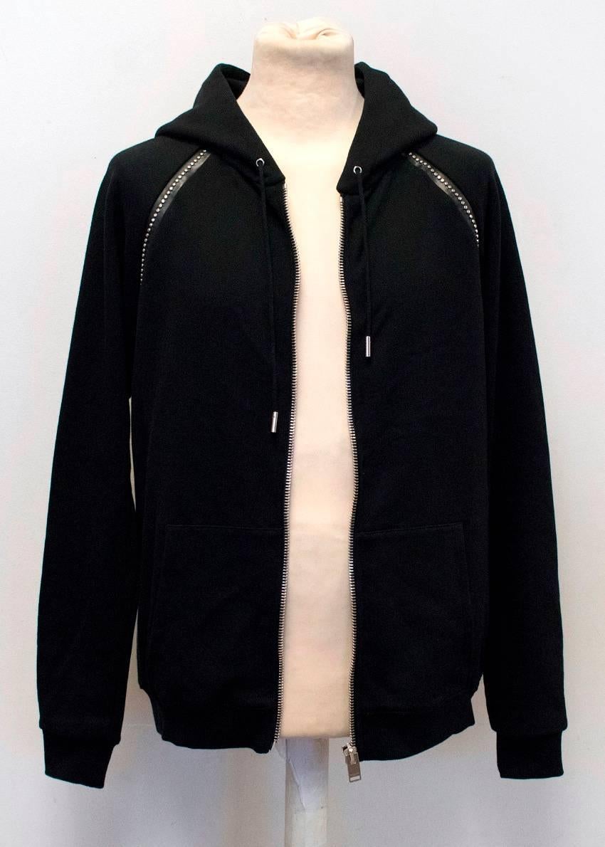 Saint Laurent Black Hoodie In New Condition For Sale In London, GB