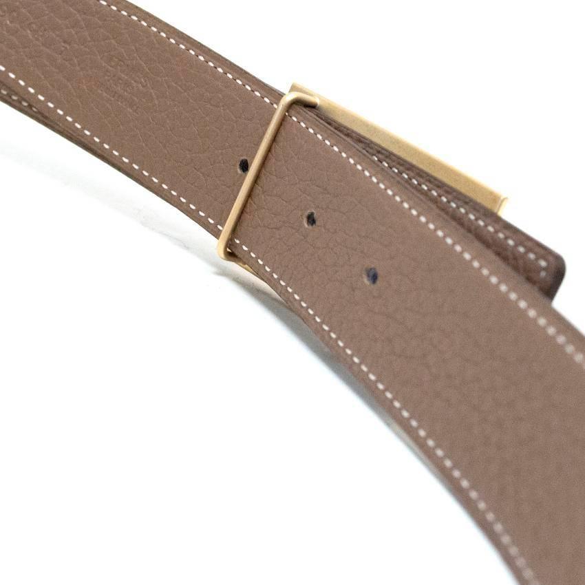 Hermes Collier de Chien Leather Belt In Excellent Condition For Sale In London, GB