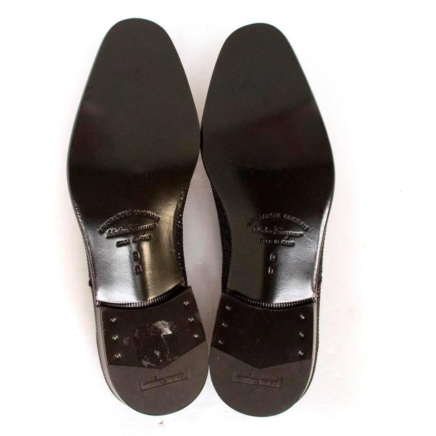 ferragamo black dress shoes