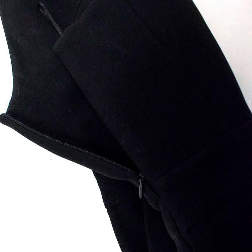 Balenciaga Black Halter Neck Crepe Jumpsuit For Sale 1