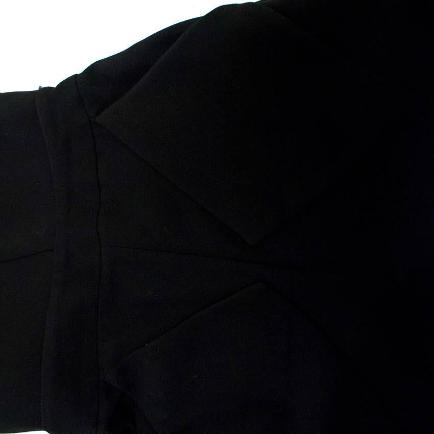 Balenciaga Black Halter Neck Crepe Jumpsuit For Sale 2