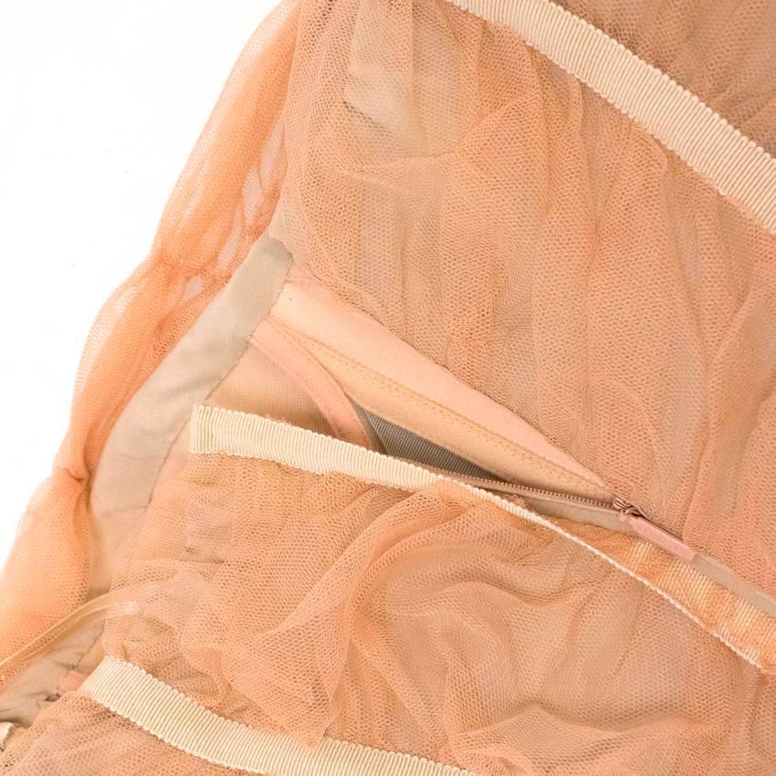 Roberto Cavalli Pink Sequin Strapless Dress 1