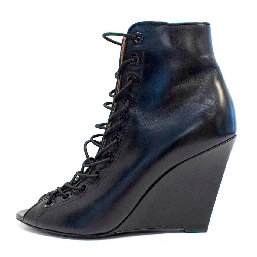 givenchy lace up boots