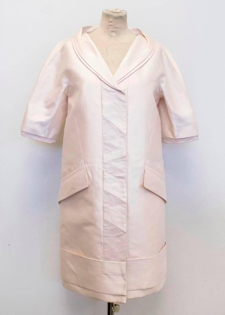 Women's Louis Vuitton Cream Silk Lightweight Coat For Sale
