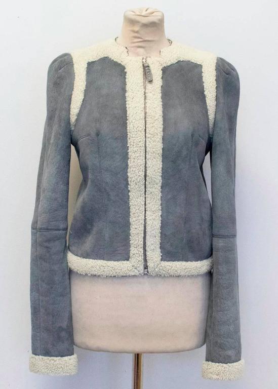 balenciaga grey suede