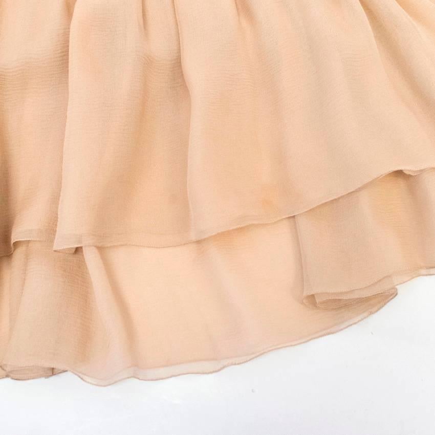 chanel ruffle dress