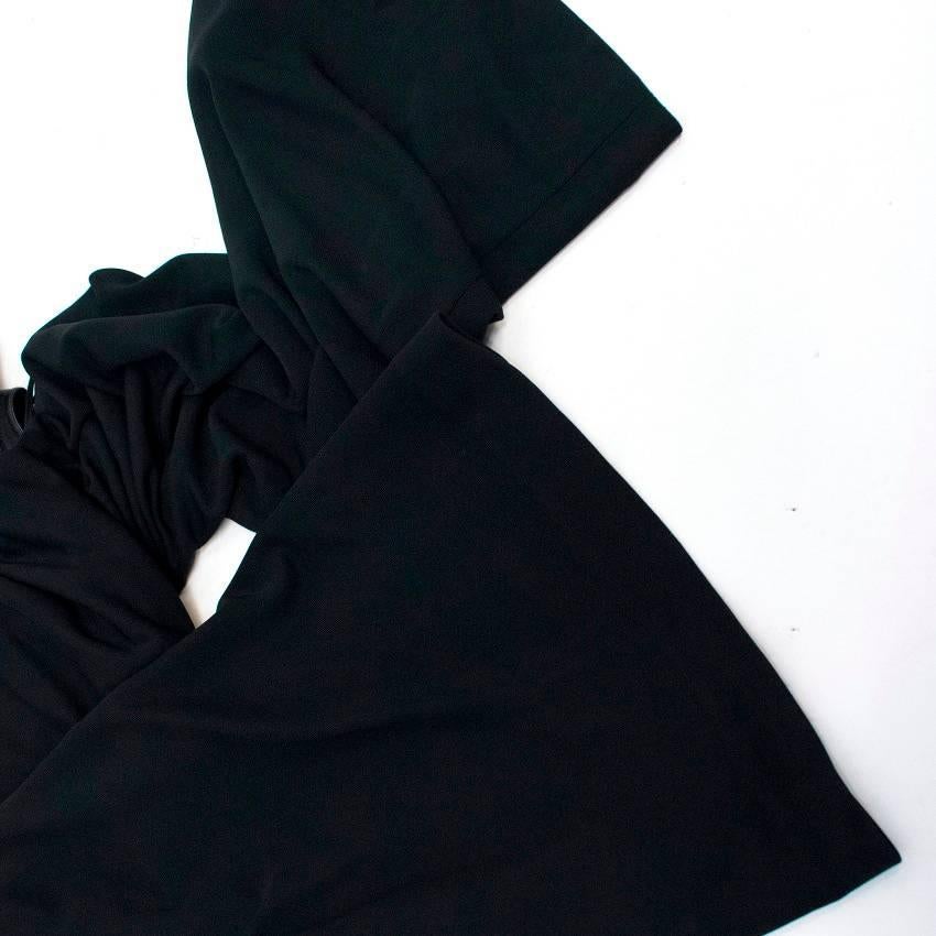 Escada Black Jumpsuit With Lace Up Front In Excellent Condition For Sale In London, GB