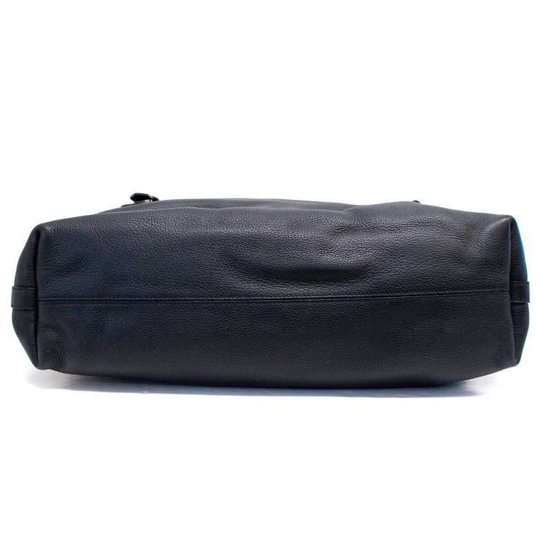 Burberry Men's Leather Black Satchel For Sale at 1stdibs