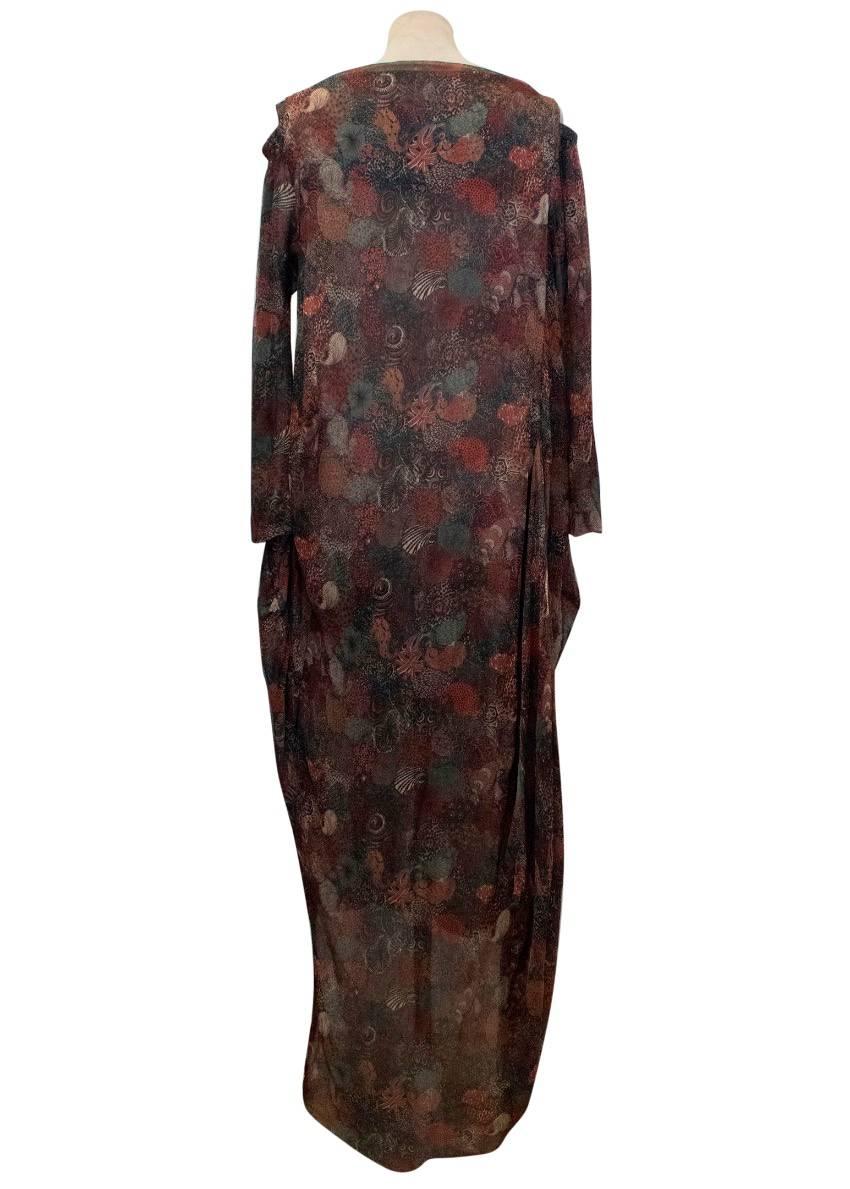  Vivienne Westwood Silk Paisley Printed Dress In Excellent Condition For Sale In London, GB