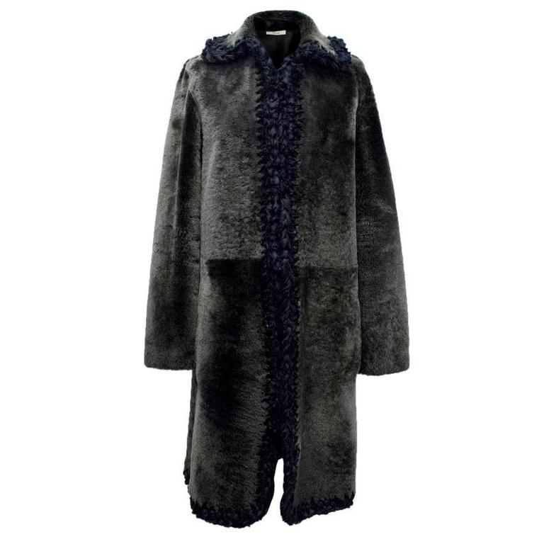 Celine Reversible Shearling and Leather Coat For Sale at 1stDibs ...