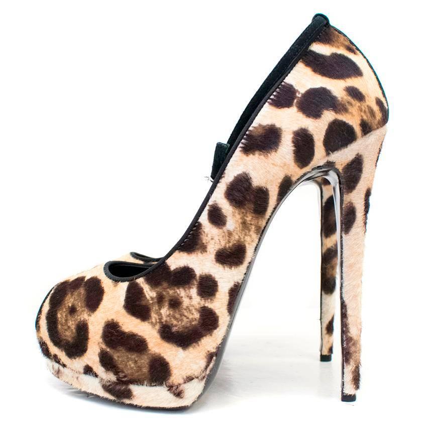giuseppe zanotti leopard heels