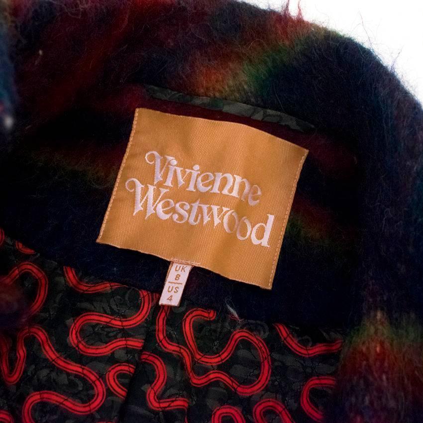 Women's Vivienne Westwood Tarten Hand Woven Coat For Sale