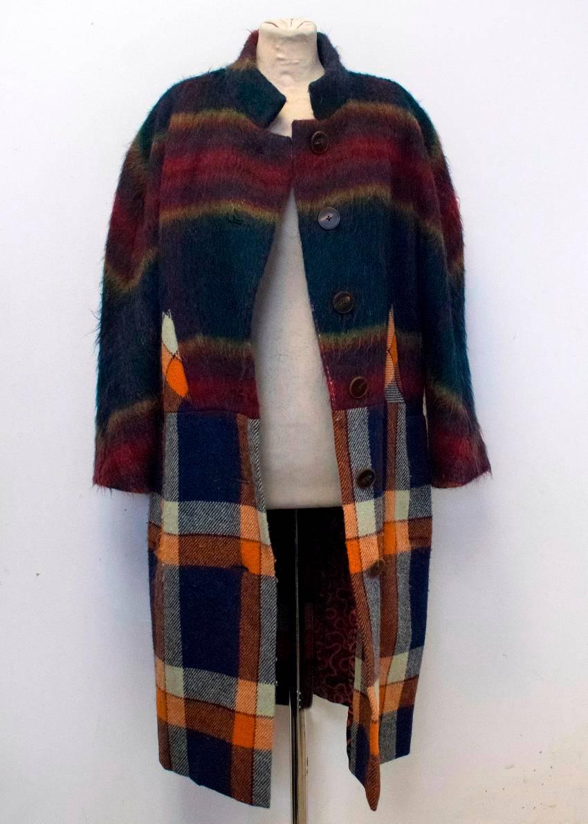Vivienne Westwood Tarten Hand Woven Coat For Sale 3