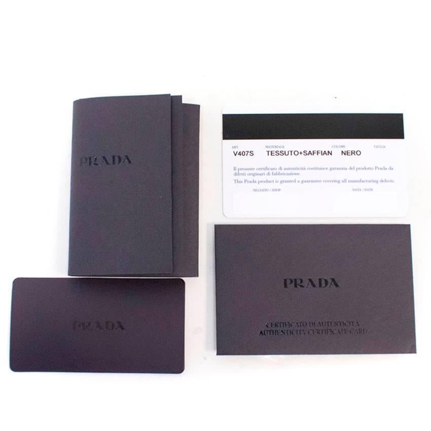 Prada Men's Black Nylon Briefcase In New Condition For Sale In London, GB