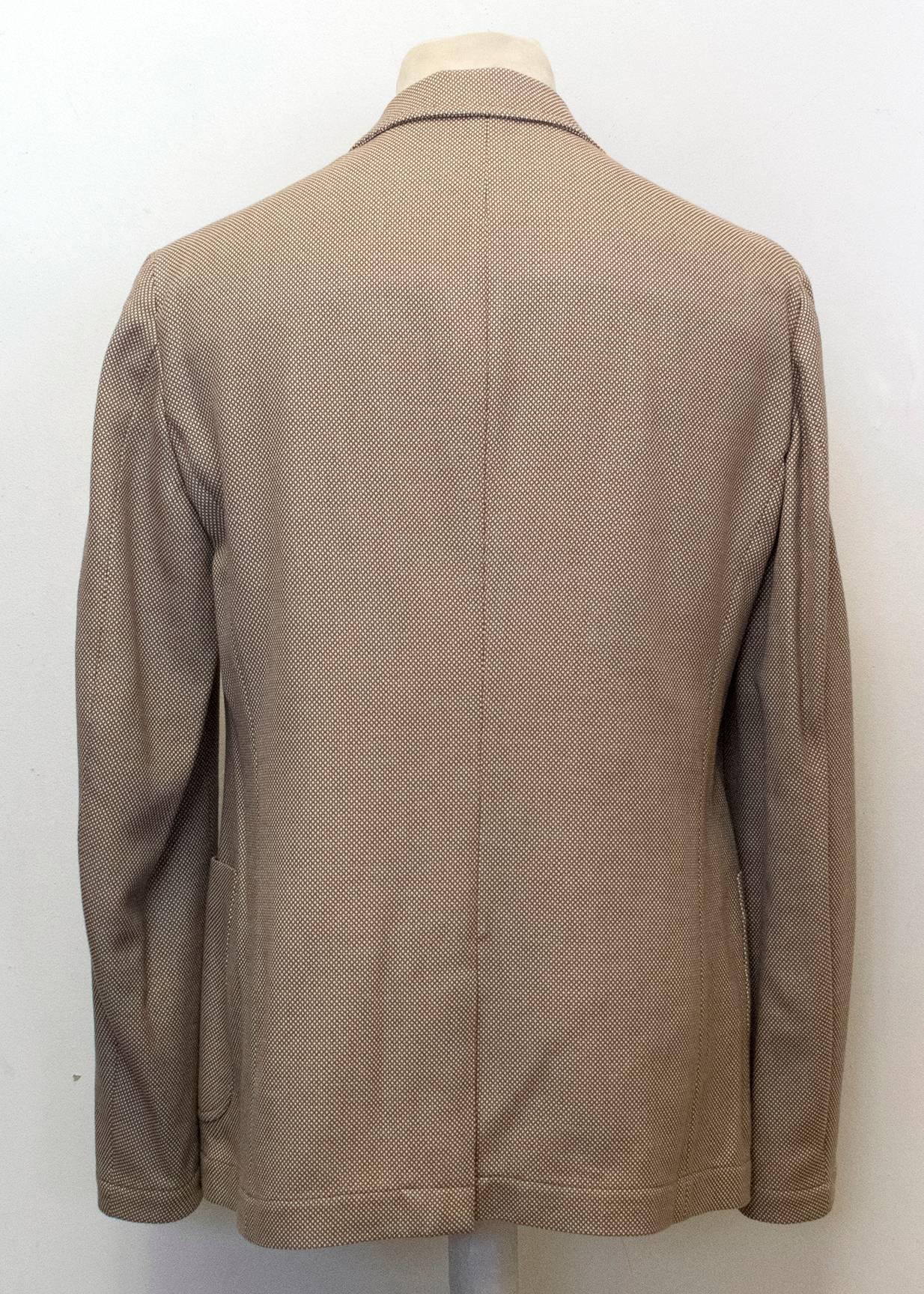 Alexander McQueen Men's Brown Tweed Relaxed Fit Blazer  For Sale 2