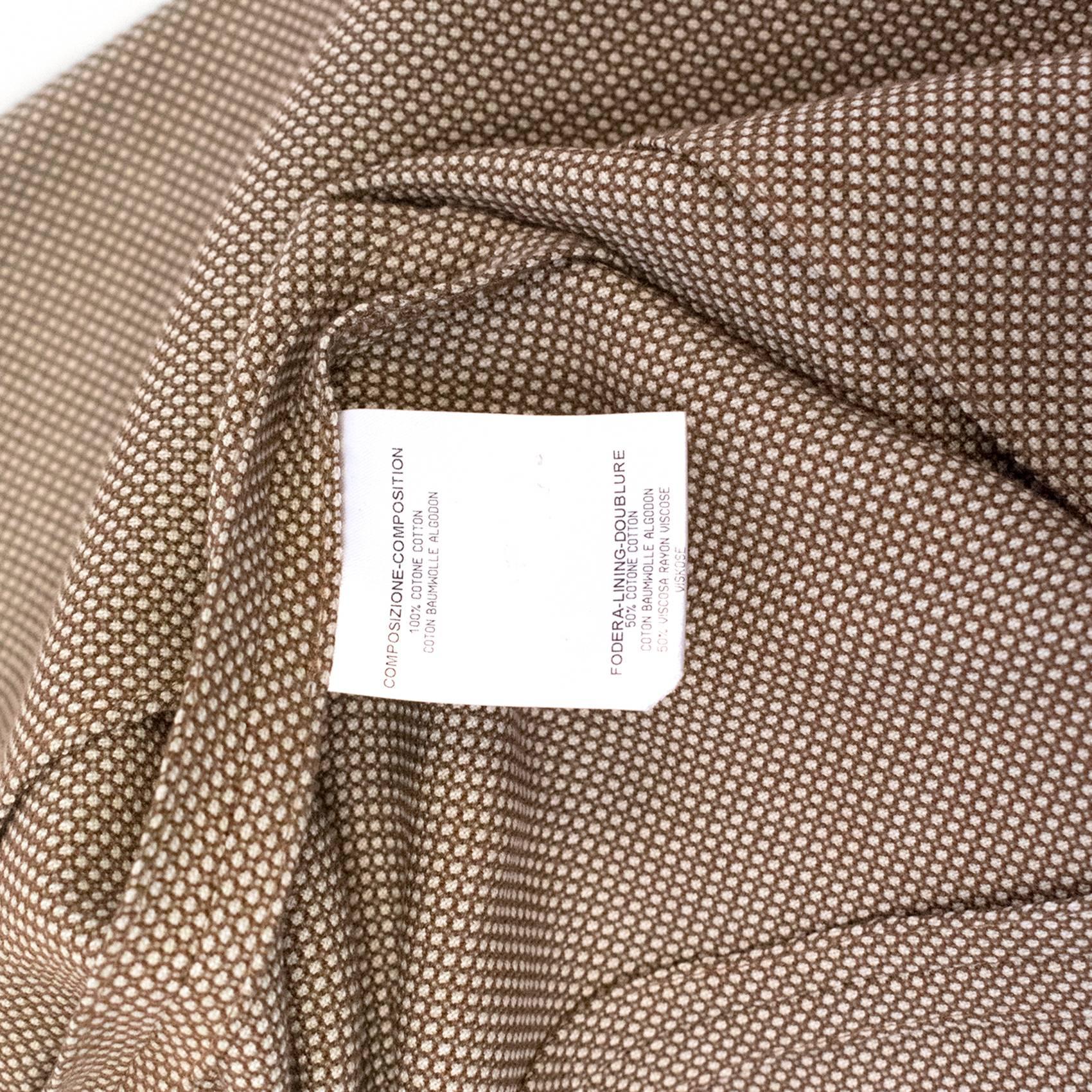 Alexander McQueen Men's Brown Tweed Relaxed Fit Blazer  For Sale 6