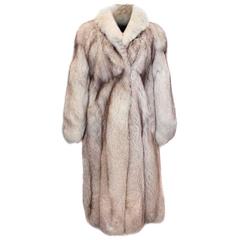 Adele Alllamoda Long Fox Fur Coat 11
