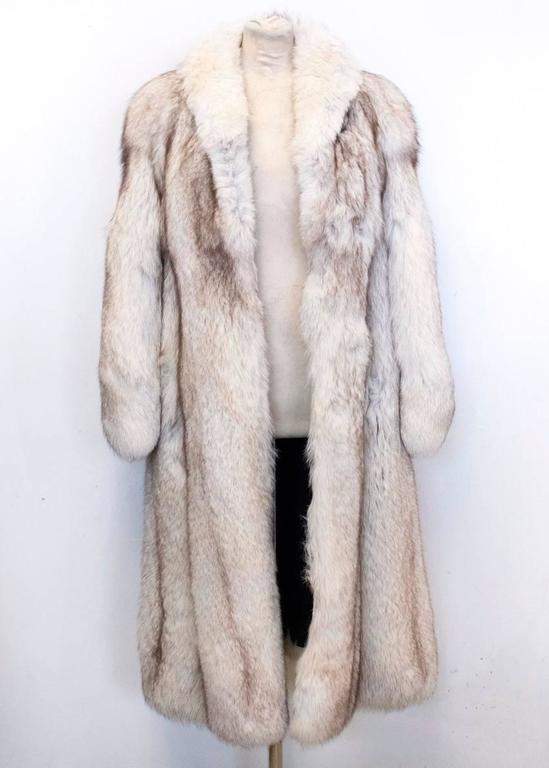 Adele Alllamoda Long Fox Fur Coat For Sale at 1stdibs