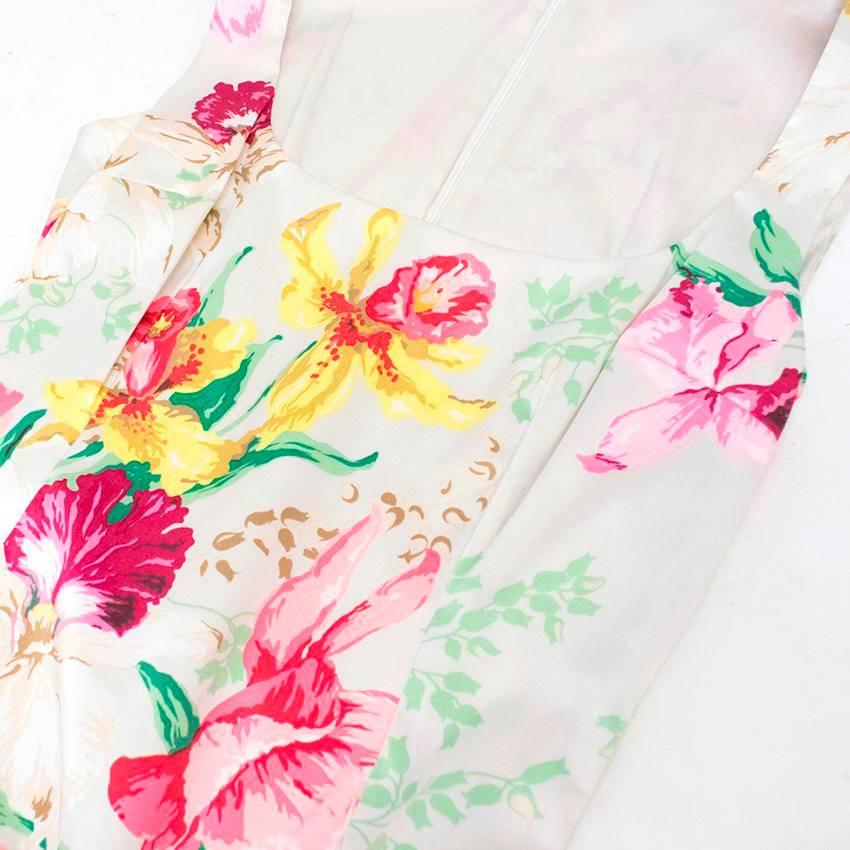 Dolce & Gabbana Floral Silk Pencil Dress  3