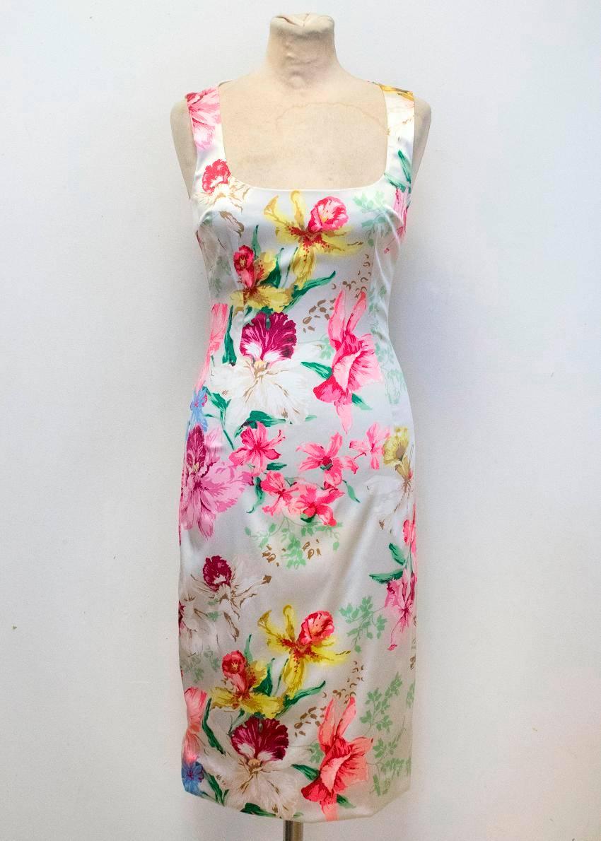 Dolce & Gabbana Floral Silk Pencil Dress  5