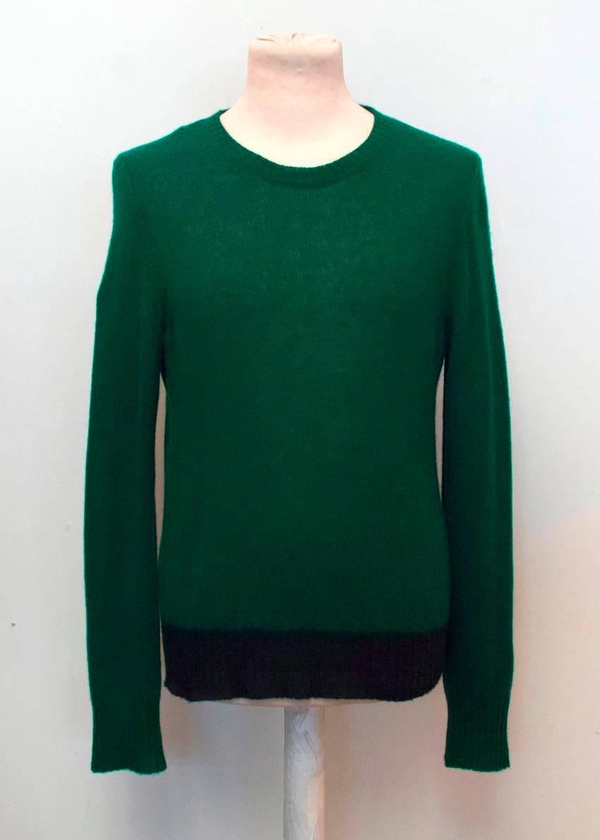 mens green cashmere jumper