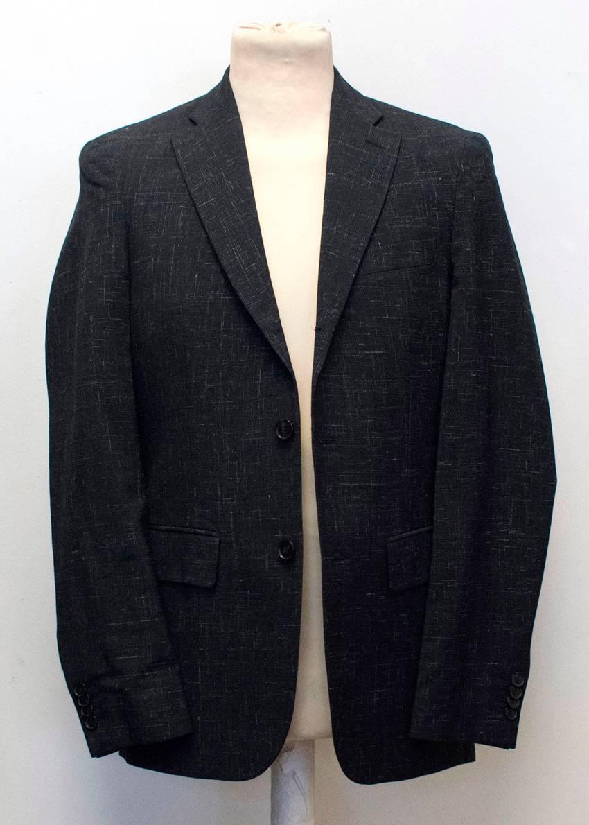  Acne Men's Navy Blue Wool Jacket and Trousers For Sale 5