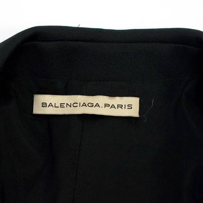 Women's Balenciaga Black Blazer with Pockets  For Sale
