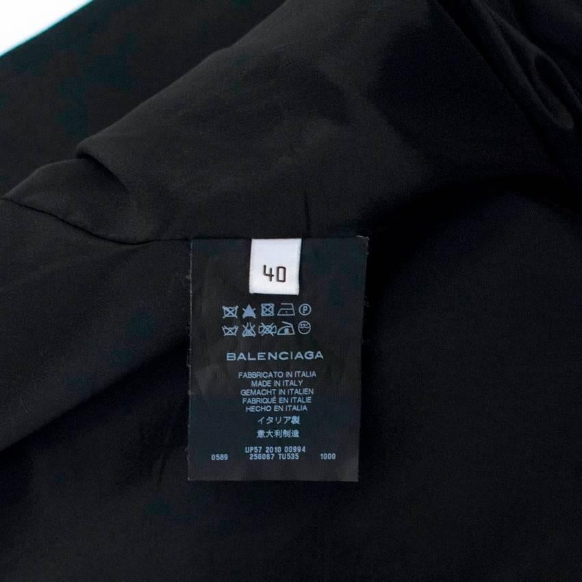 Balenciaga Black Blazer with Pockets  For Sale 5