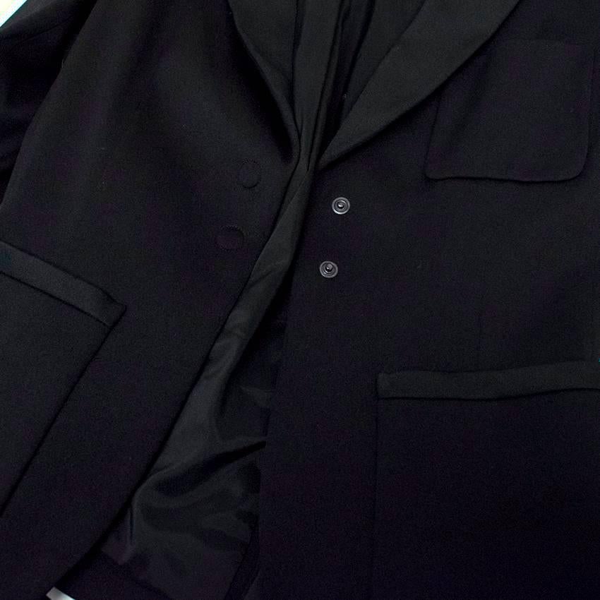 Balenciaga Black Blazer with Pockets  For Sale 3