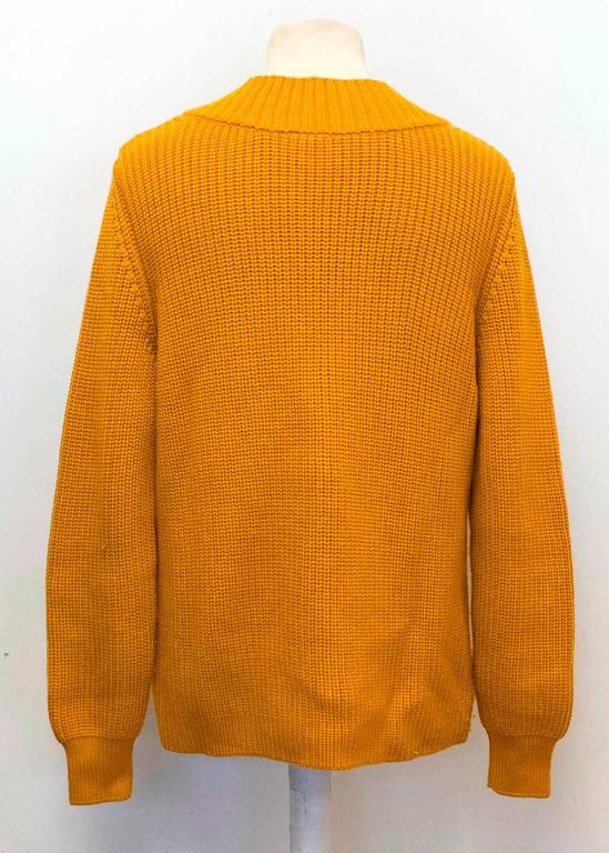 Marni Men's Mustard Yellow Knitted Jumper For Sale at 1stDibs mens
