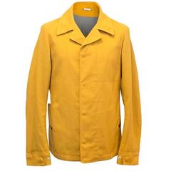 Jil Sander Men's Mustard Yellow Jacket 1