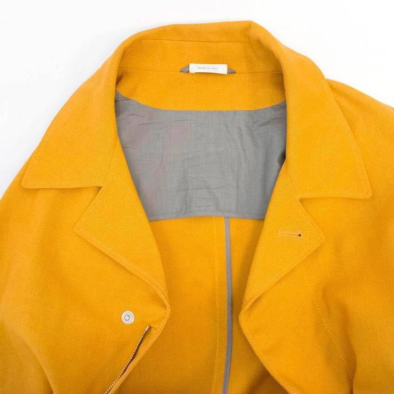Jil Sander Men's Mustard Yellow Jacket For Sale at 1stdibs