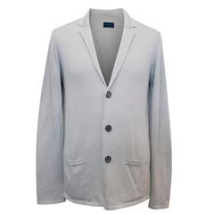 Lanvin Men's Grey Cardigan with Peak Lapel 8