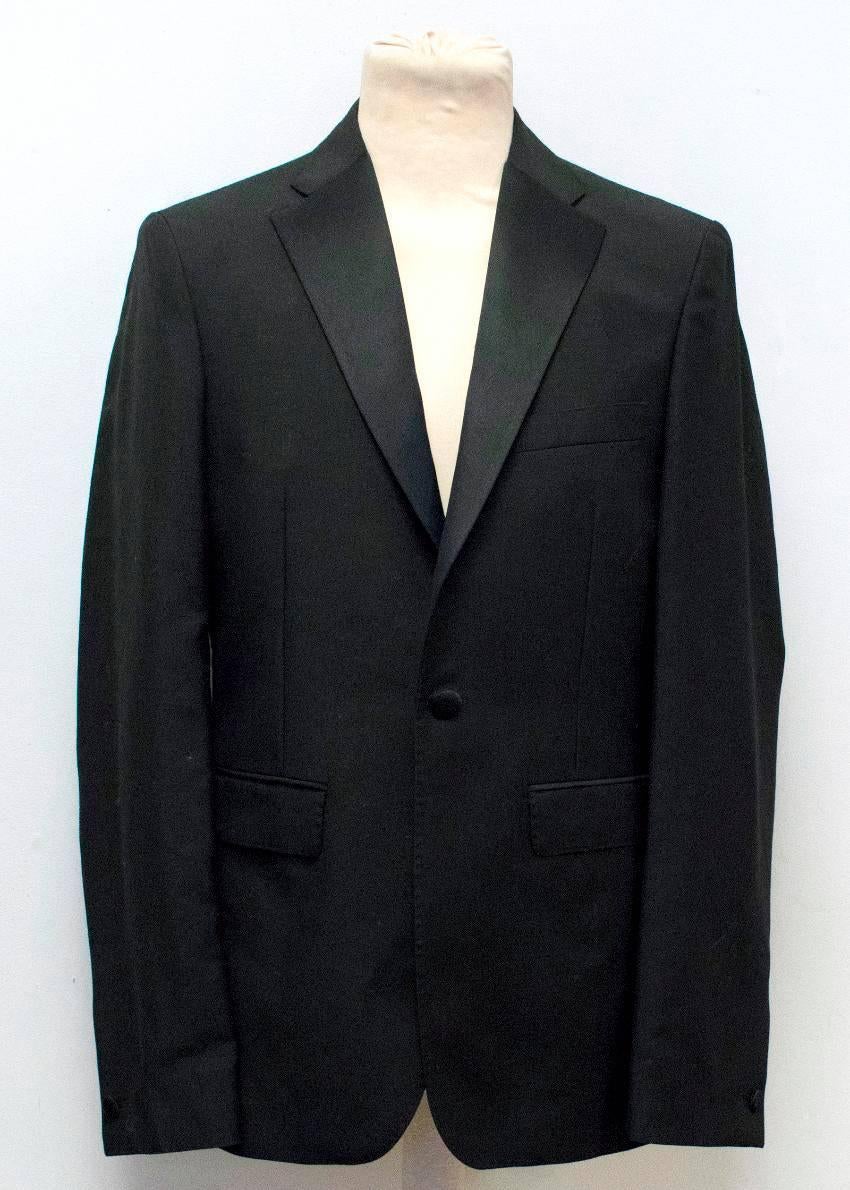 Acne Men's Black Wool and Mohair Tuxedo Suit For Sale 5