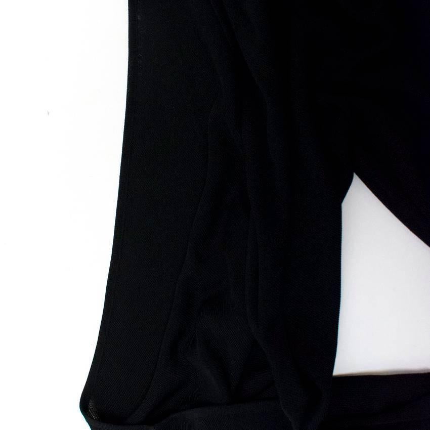 Women's Alexander McQueen Black Asymmetric Dress For Sale